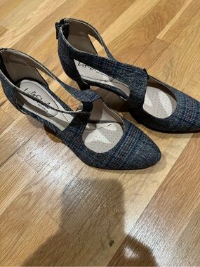 LifeStride Giovanna Heel, Sz 9.5, Gray multi NWOT